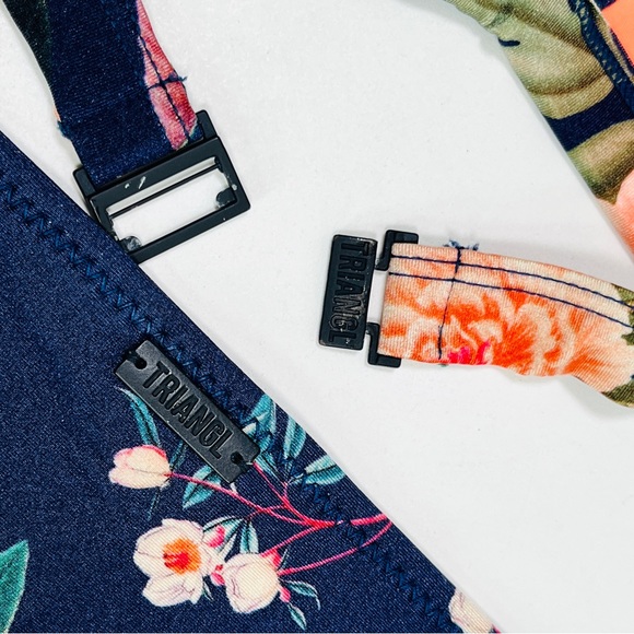 TRIANGL neoprene swim suit bikini set top bottoms - Picture 3 of 4